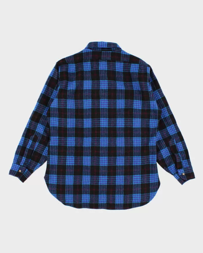 Vintage 60s Pendleton Wool Check Shirt - L