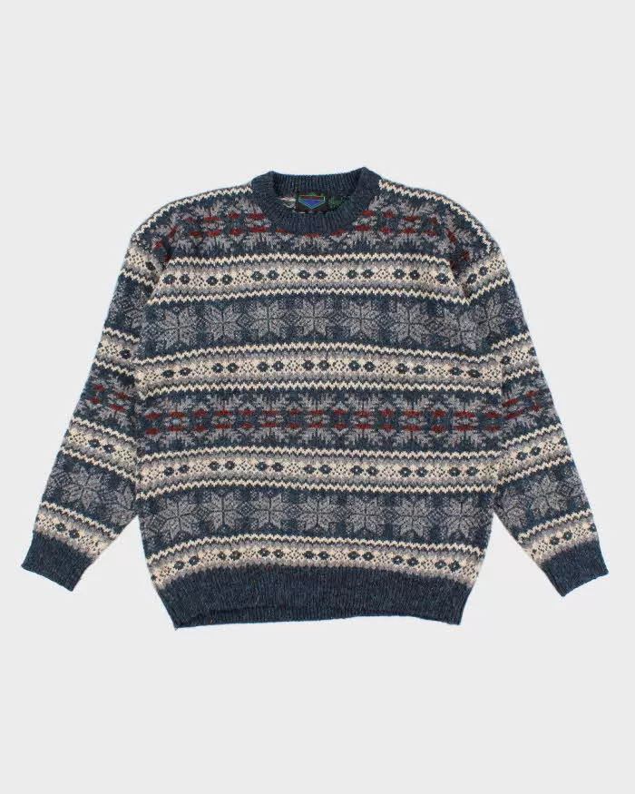 Vintage 80's Etchings Men's Sweater - L