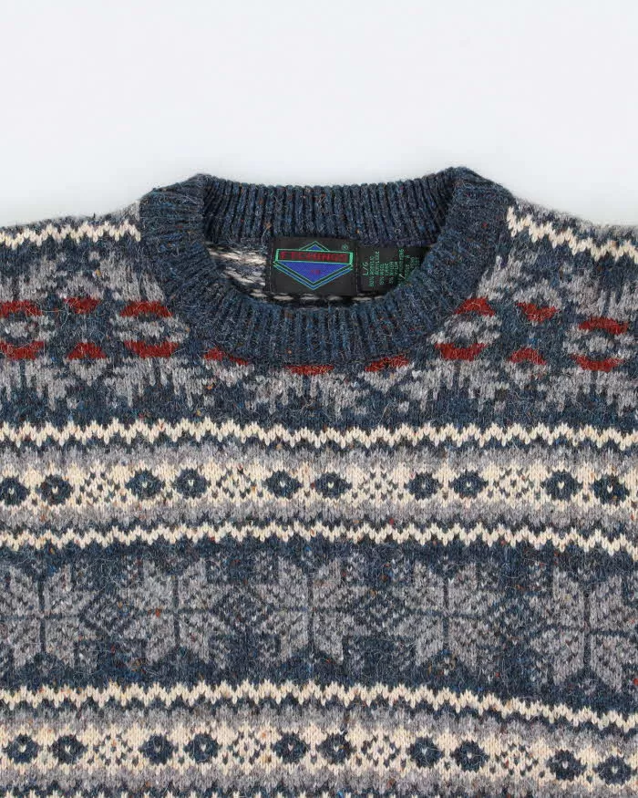 Vintage 80's Etchings Men's Sweater - L