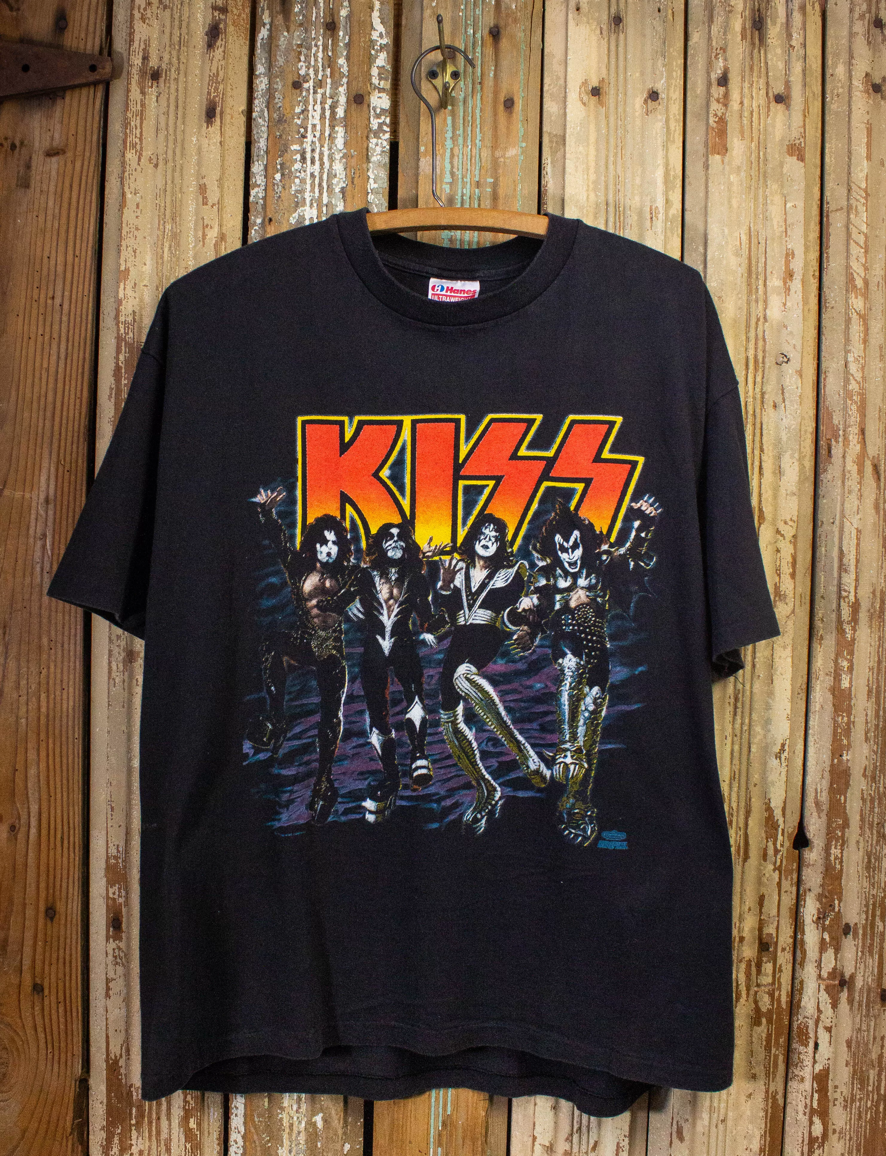 Vintage KISS Destroyer Concert T Shirt 1991 Black XL