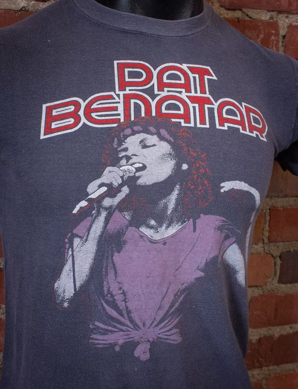 Vintage Pat Benatar Crimes of Passion Concert T Shirt 1980 Black Small