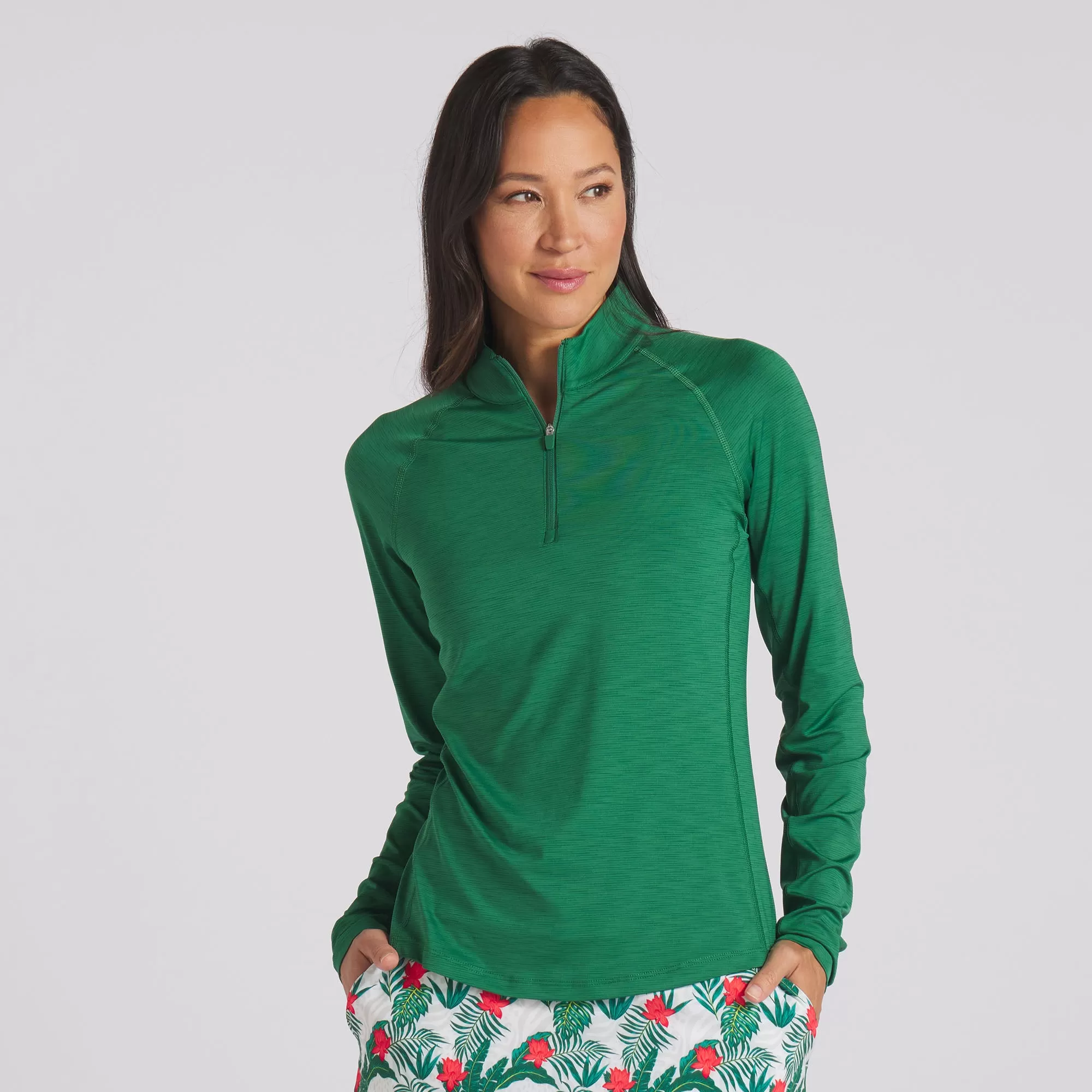 Women's YouV Solid Golf 1/4 Zip