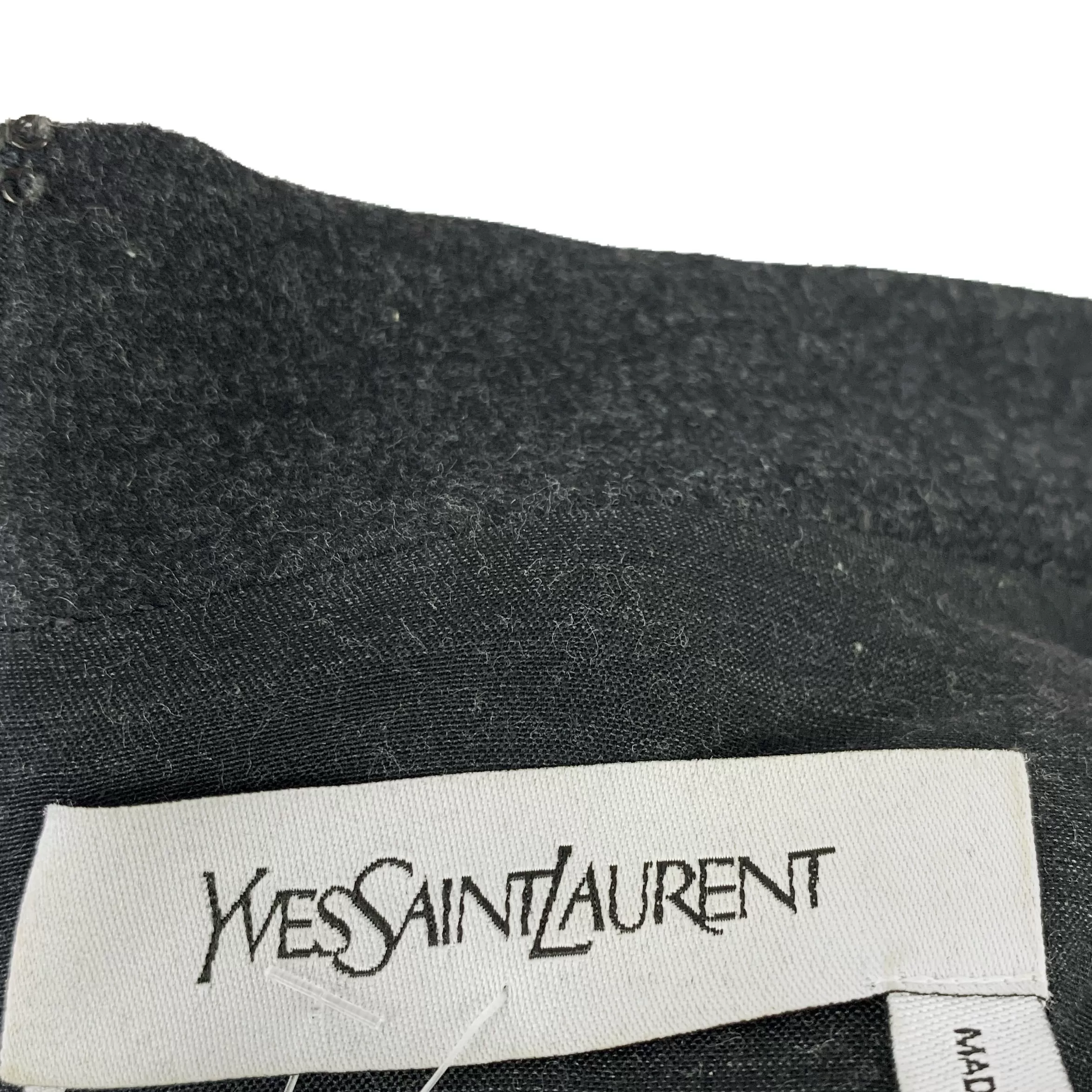 YSL Grey Wool Dress